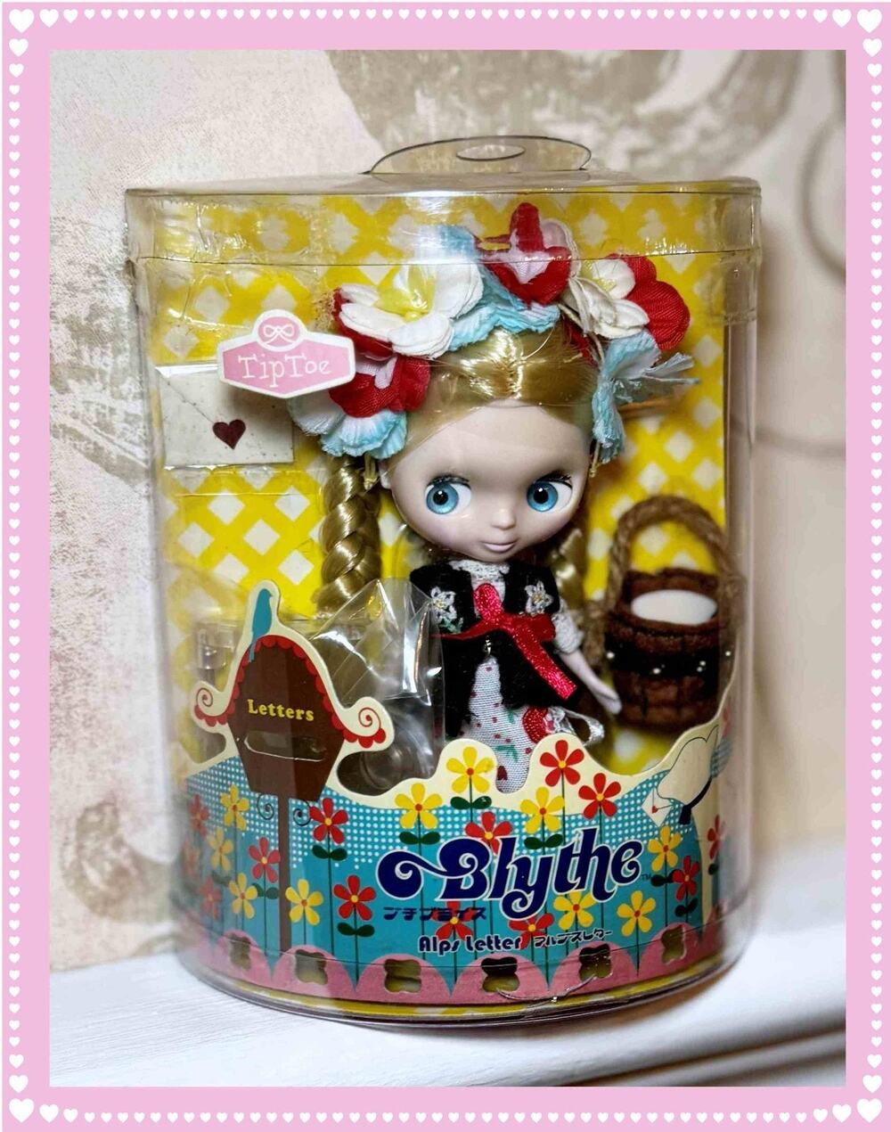 Petite Blythe Alps Letter 4" Mini Fashion Doll Takara Hasbro PBL-67 Vtg 2006